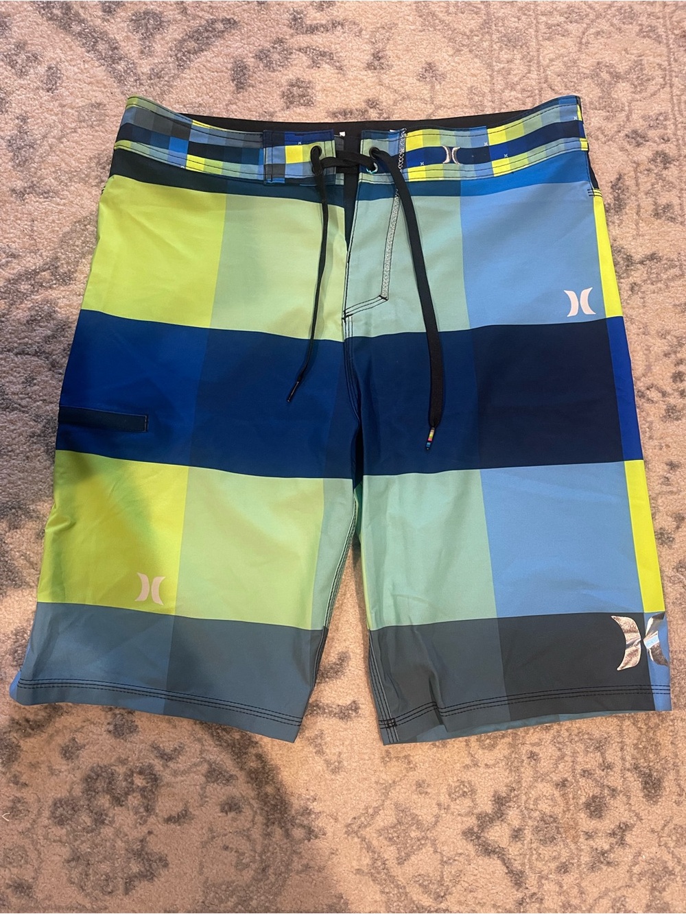 Hurley Men’s Plaid Boardshorts